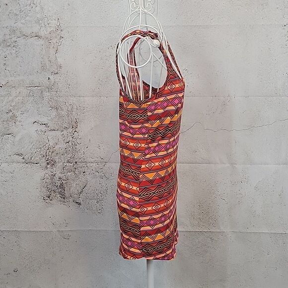 No Boundaries Colorful Geometric Tank Top Women's Size M - Picture 5 of 10
